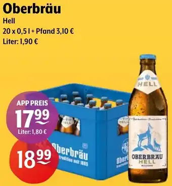 Getränke Hoffmann Oberbräu Hell Angebot