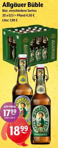Getränke Hoffmann Allgäuer Büble Bier Angebot