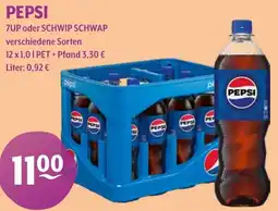 Getränke Hoffmann PEPSI, 7UP oder SCHWIP SCHWAP Angebot