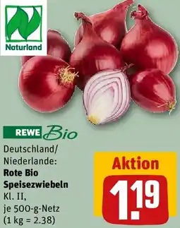 REWE Rote Bio Speisezwiebeln Angebot