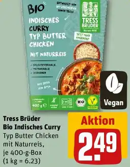REWE Tress Brüder Bio Indisches Curry Angebot