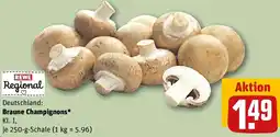 REWE Braune Champignons Angebot