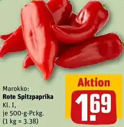 REWE Rote Spitzpaprika Angebot