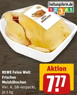 REWE REWE Feine Welt Frisches Maishähnchen Angebot