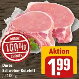 REWE Duroc Schweine-Kotelett Angebot