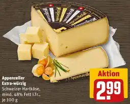 REWE Appenzeller Extra-würzig Angebot