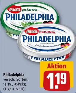 REWE Philadelphia Angebot