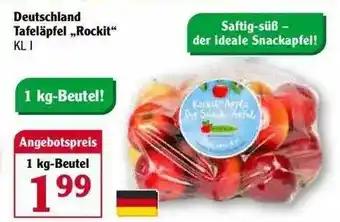 Globus Deutschland Tafeläpfel „rockit” Angebot