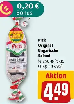 REWE Pick Original Ungarische Salami Angebot