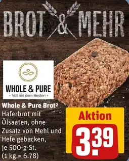 REWE Whole & Pure Brot Angebot