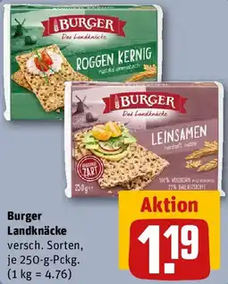 REWE Burger Landknäcke Angebot