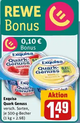 REWE Exquisa Quark Genuss Angebot