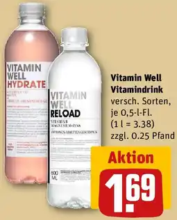 REWE Vitamin Well Vitamindrink Angebot