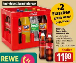 REWE Coca-Cola, Fanta, Sprite oder Mezzo Mix Angebot