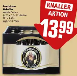 REWE Franziskaner Weissbier Angebot