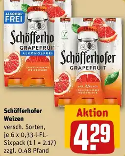 REWE Schöfferhofer Weizen Angebot