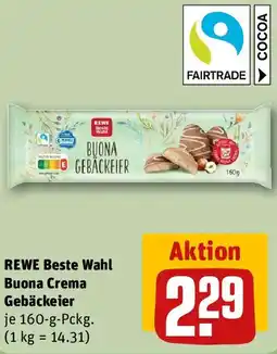 REWE REWE Beste Wahl Buona Crema Gebäckeier Angebot