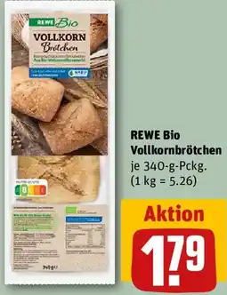 REWE REWE Bio Vollkornbrötchen Angebot