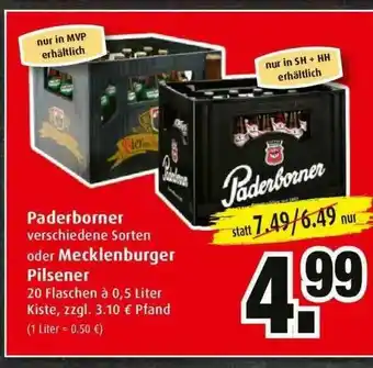 Markant Paderborner Oder Meckelenburger Pilsener Angebot