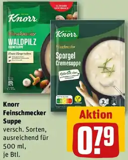 REWE Knorr Feinschmecker Suppe Angebot