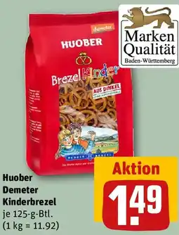 REWE Huober Demeter Kinderbrezel Angebot