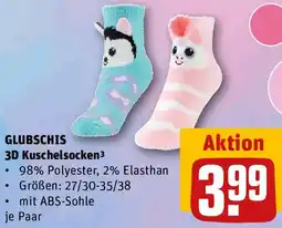 REWE GLUBSCHIS 3D Kuschelsocken Angebot