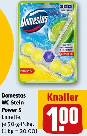 REWE Domestos WC Stein Power 5 Angebot