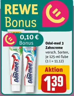 REWE Odol-med 3 Zahncreme Angebot