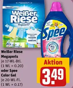 REWE Weißer Riese Megaperls oder Spee Color Gel Angebot