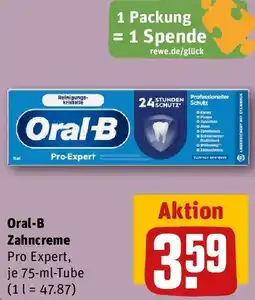 REWE Oral-B Zahncreme Angebot