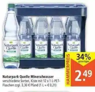 Marktkauf Naturpark Quelle Mineralwasser Angebot