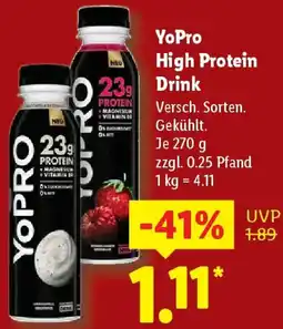 Lidl YoPro High Protein Drink Angebot
