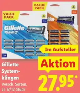 Lidl Gillette Systemklingen Angebot
