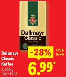 Lidl Dallmayr Classic Kaffee Angebot
