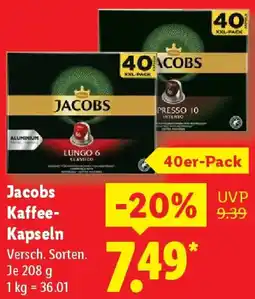 Lidl Jacobs Kaffee Kapseln Angebot
