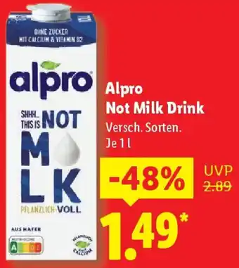Alpro Not Milk Drink