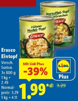 Lidl Erasco Eintopf Angebot