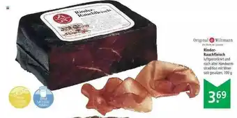 Marktkauf Original Wiltmann Rinder-rauchfleisch Angebot