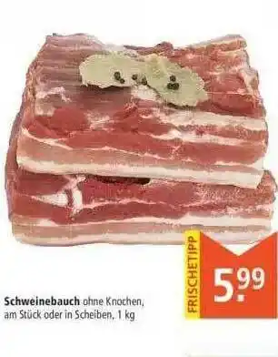 Marktkauf Schweinebauch Angebot