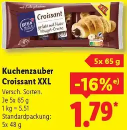 Lidl Kuchenzauber Croissant XXL Angebot
