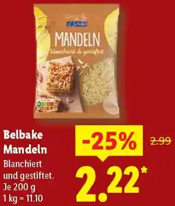 Lidl Belbake Mandeln Angebot