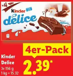 Lidl Kinder Delice Angebot