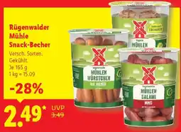 Lidl Rügenwalder Mühle Snack-Becher Angebot