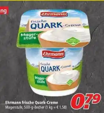 Marktkauf Ehrmann Frische Quark-creme Angebot