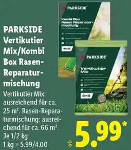 Lidl PARKSIDE Vertikutier Mix/Kombi Box Rasen Reparaturmischung Angebot