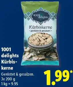 Lidl 1001 delights Kürbiskerne Angebot