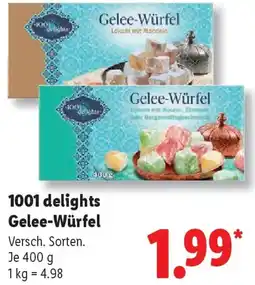 Lidl 1001 delights Gelee-Würfel Angebot