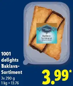 Lidl 1001 delights Baklava Sortiment Angebot