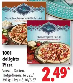 Lidl 1001 delights Pizza Angebot
