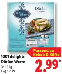 Lidl 1001 delights Dürüm Wraps Angebot